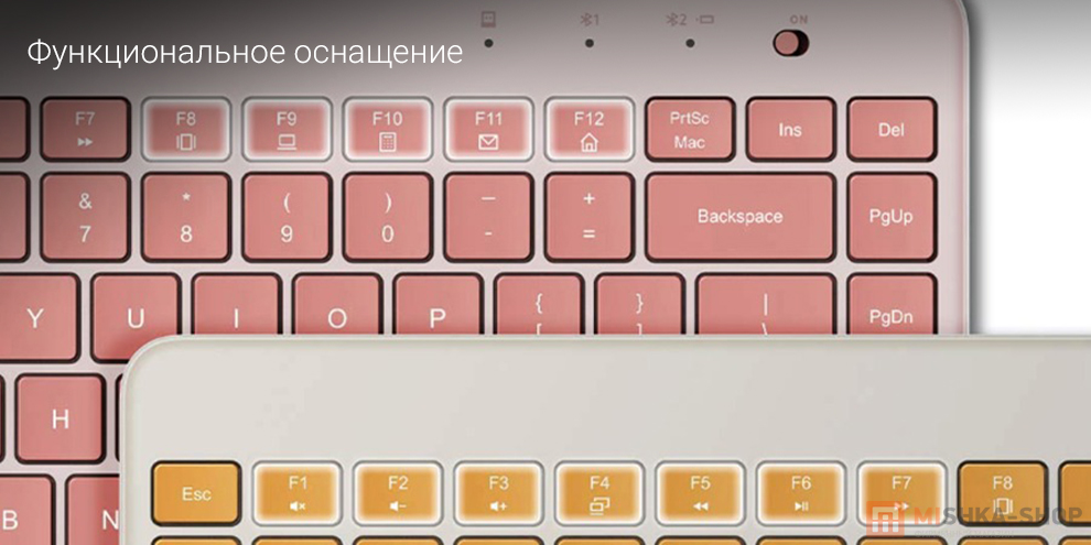 Беспроводная клавиатура Mi Dual Mode Wireless Keyboard (XMBXJP01YM) (Русские буквы) Беспроводная клавиатура Mi Dual Mode Wireless Keyboard (XMBXJP01YM) (Русские буквы)