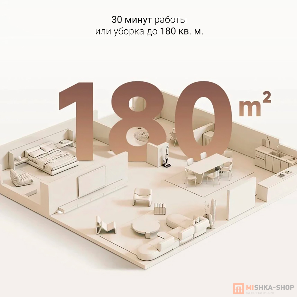 Беспроводной моющий пылесос Mijia Wireless Floor Scrubber 4C