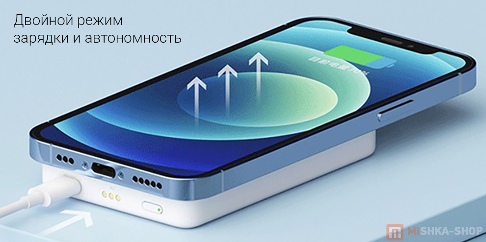 Магнитный беспроводной аккумулятор Xiaomi Magnetic Wireless Power Bank Магнитный беспроводной аккумулятор Xiaomi Magnetic Wireless Power Bank